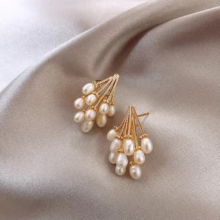 Pearl Statement Earrings