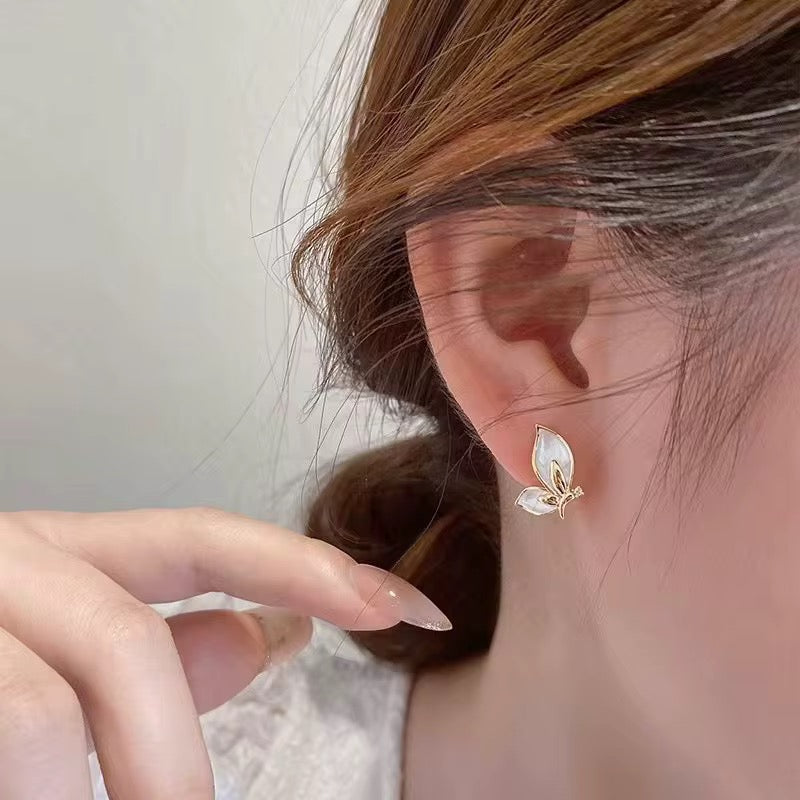 Butterfly Enamel Earrings