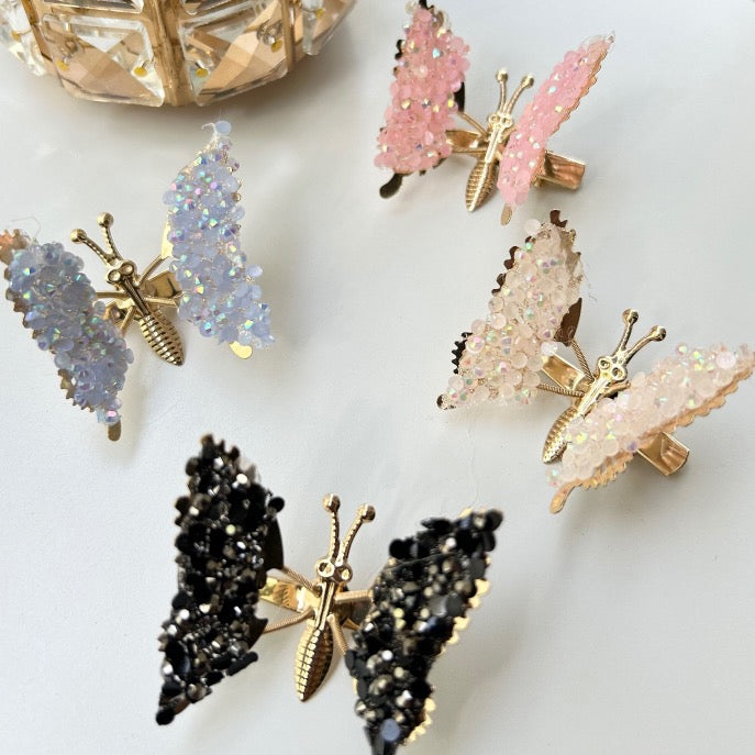 Glitter Butterfly Hair Clip