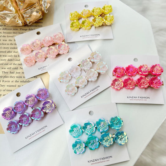 Holographic Floral Hairpins