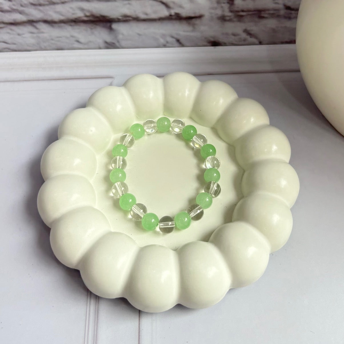 Mint Green Beads Bracelet