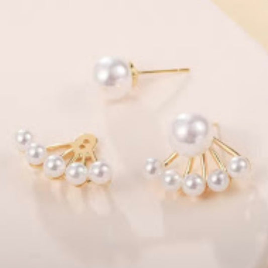 Pearl Earjacket Earrings