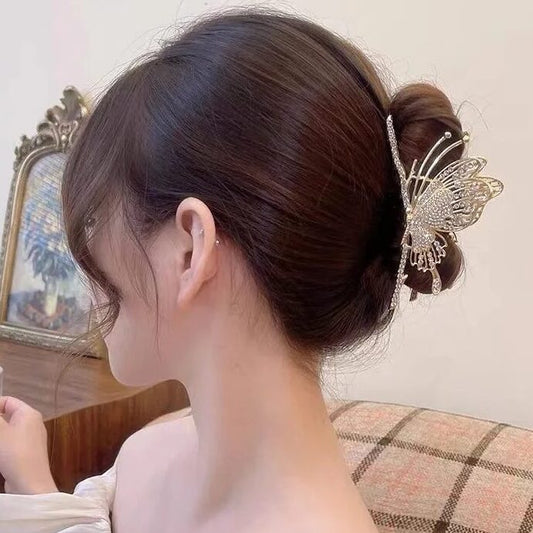 Elegant Butterfly Claw Clip