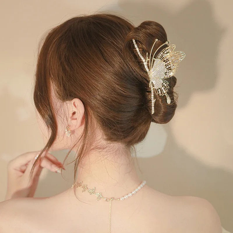 Elegant Butterfly Claw Clip