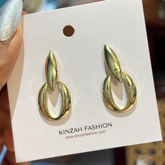 Golden Statement Earrings