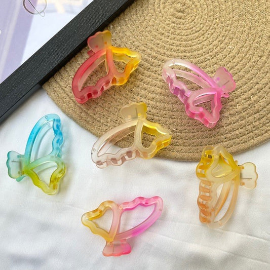 Ombre Butterfly Claw Clip