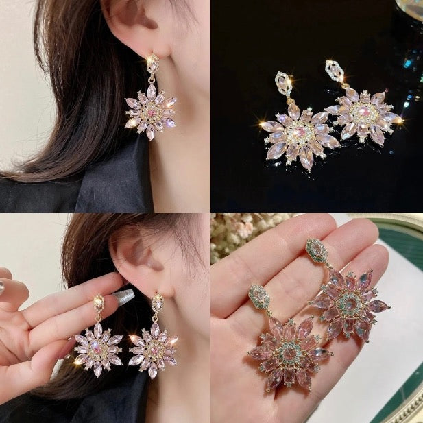 Korean Luxury Party Glam Earrings