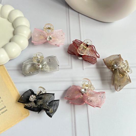 Organza Bow Mini Clutcher