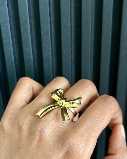 Bow Bling Anti-Tarnish Ring