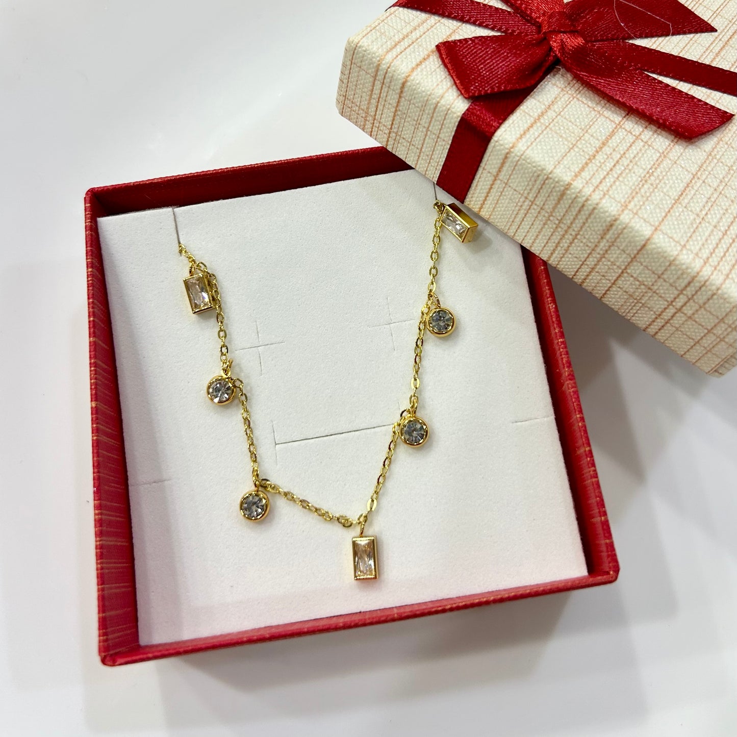 Golden Stones Necklace