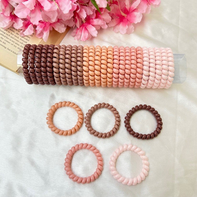 Spiral Bands - Shades of Pink