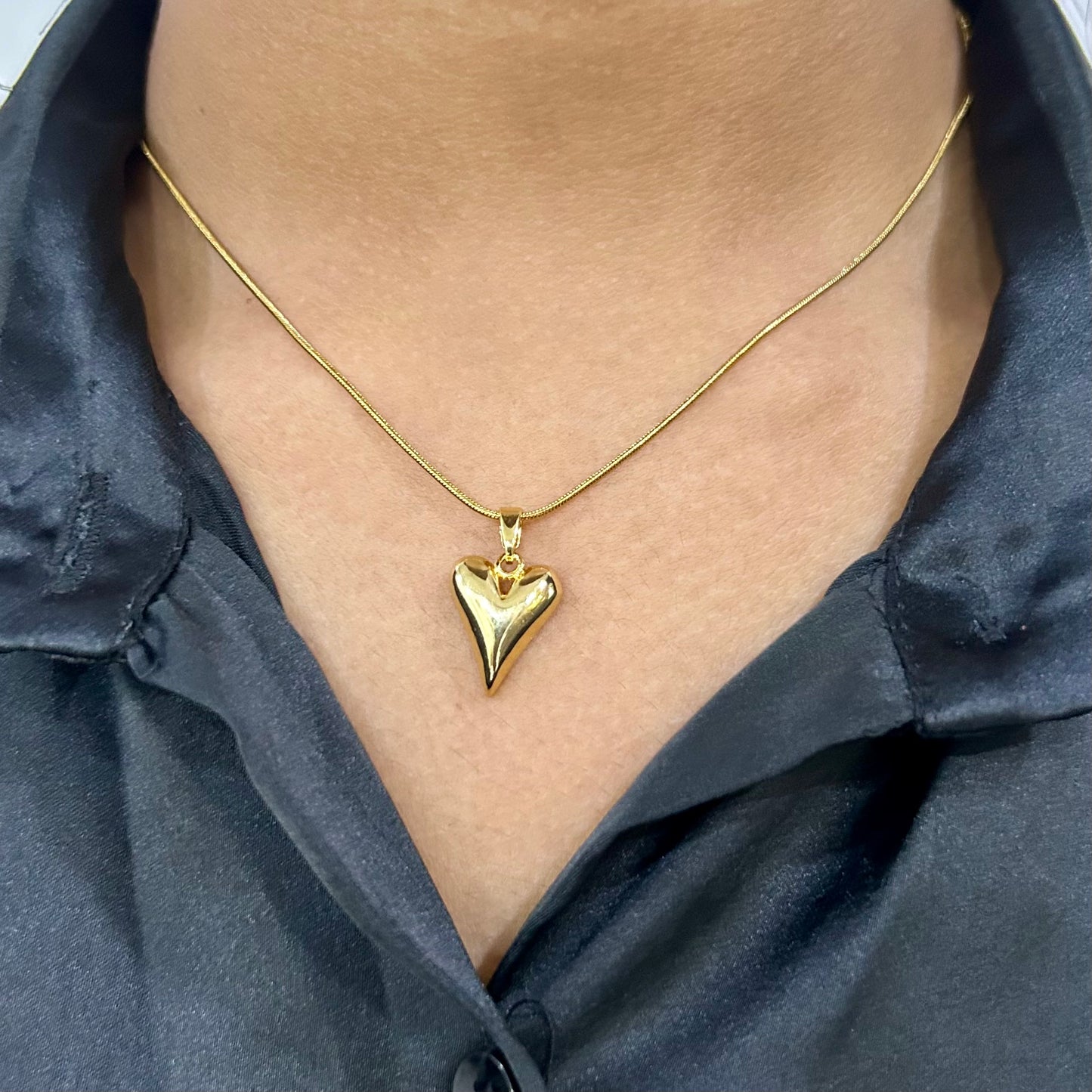 Gold Plated Heart Necklace