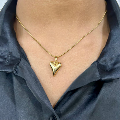 Gold Plated Heart Necklace