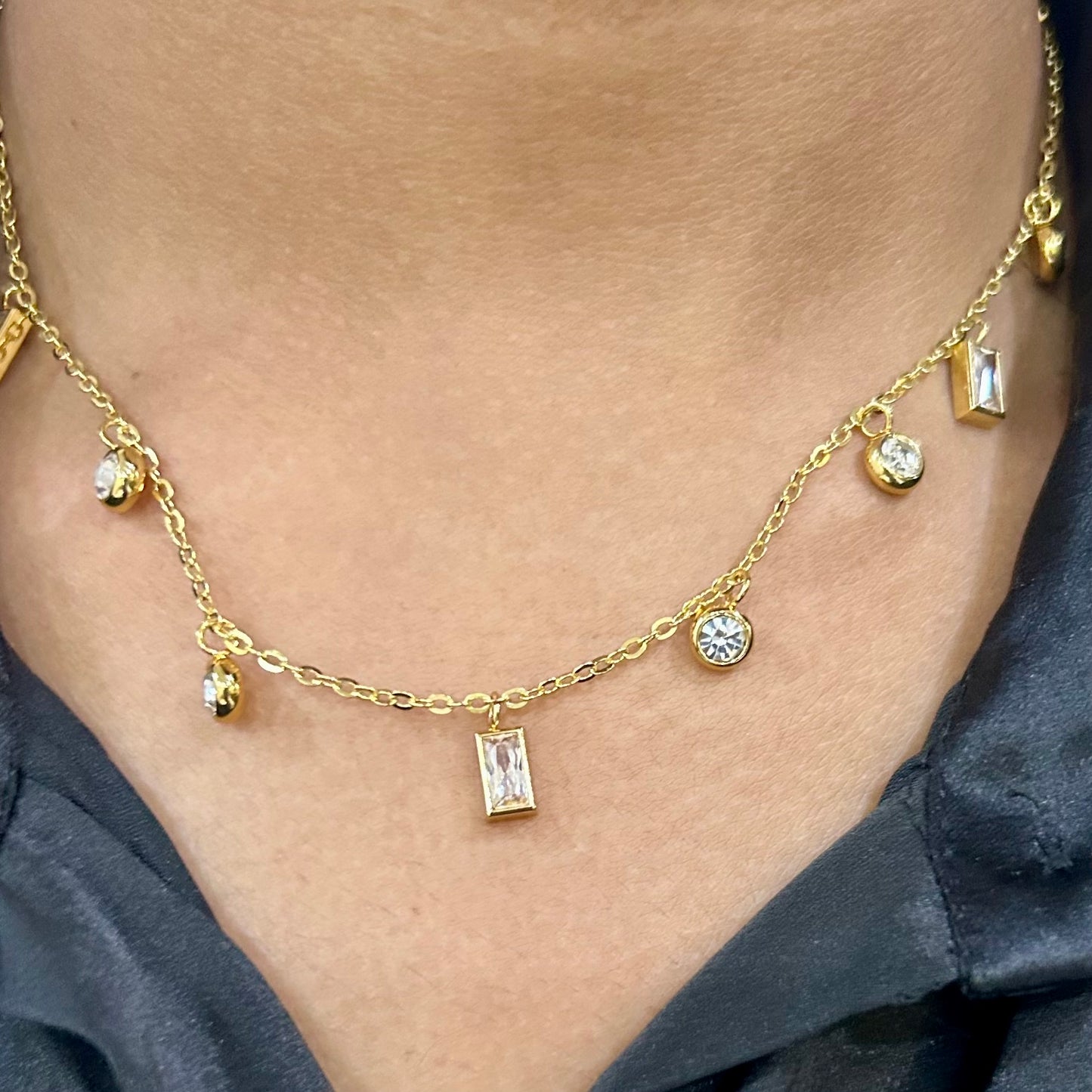 Golden Stones Necklace