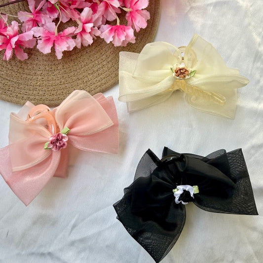 Organza Bow Hair Clutcher