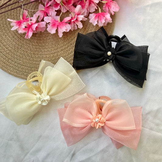 Organza Bow Hair Clutcher