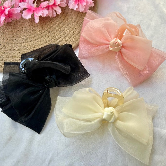 Organza Bow Hair Clutcher