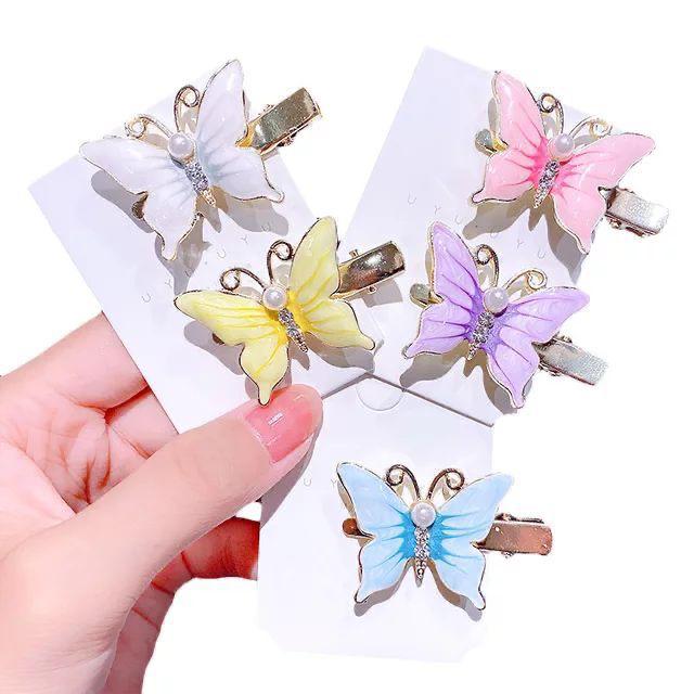 Enamel Butterfly Clip